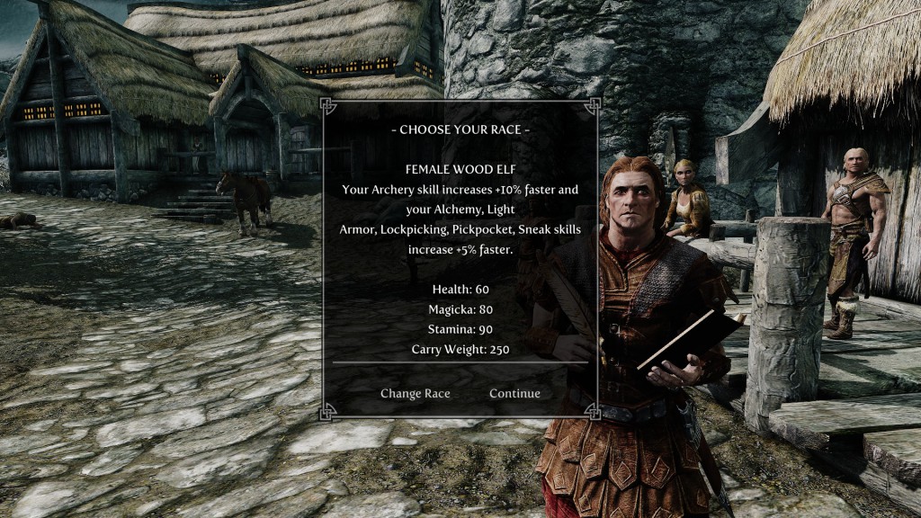 Skyrim character creation mod