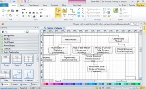 A screenshot of the tree software.