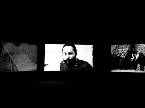 Stuart Hall and accompanying screens