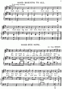 "Good Morning to All" sheet music